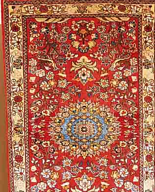 SAROGH,PERSIEN CA 135 X 76 CM. FLOR WOLLE.