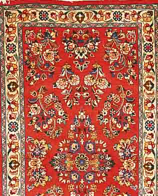 SAROGH,PERSIEN CA 143 X 78 CM. FLOR WOLLE.
