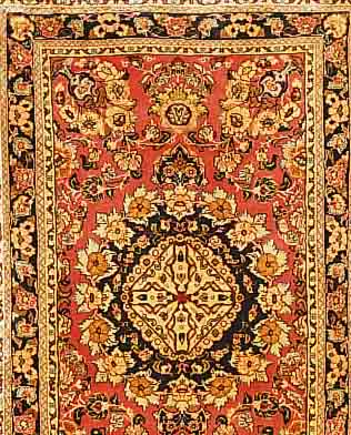 BIDJAR,PERSIEN CA 130 X 80 CM. FLOR WOLLE.