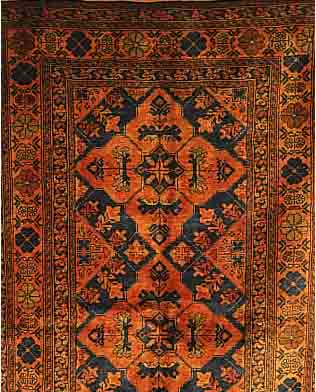 KHALMOHAMMADI,AFGHANISTAN.CA 142 X 103 CM. WOLLE AUF WOLLE.(HOCHWERTIG)