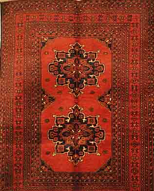 KHALMOHAMMADI,AFGHANISTAN.CA 147 X 106 CM. WOLLE AUF WOLLE.(HOCHWERTIG)