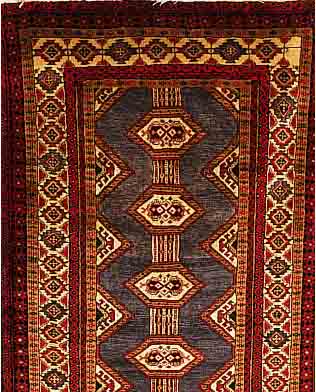 BELUTSCH,PERSIEN CA 204 X 109 CM. WOLLE AUF WOLLE.