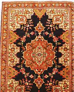 TäBRIZ,PERSIEN CA 139 X 97 CM. FLOR WOLLE.