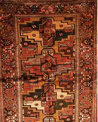 ZANJAN,PERSIEN CA 207 X 128 CM. FLOR WOLLE.