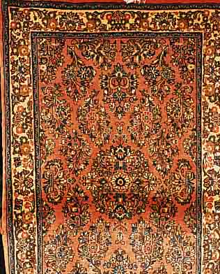 SAROGH,PERSIEN CA 171 X 108 CM. FLOR WOLLE.