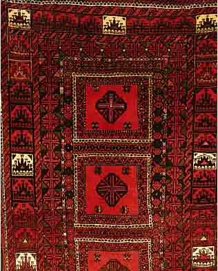 BELUTSCH,PERSIEN CA 192 X 122 CM. WOLLE AUF WOLLE.