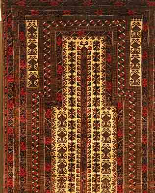 BELUTSCH,AGHANISTAN CA 120 X 80 CM. WOLLE AUF WOLLE.