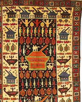 BELUTSCH,AGHANISTAN CA 185 X 97 CM. WOLLE AUF WOLLE.