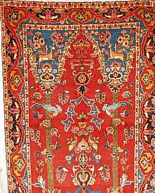 ARON,PERSIEN CA 195 X 130 CM. FLOR WOLLE.