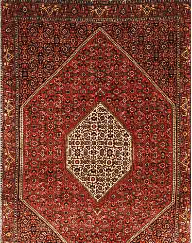 BIDJAR,PERSIEN CA 178 X 115 CM. FLOR WOLLE.SEHR STRAPAZIERFäHIG.