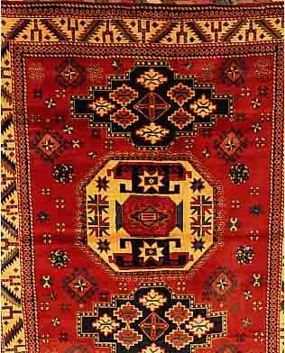 KAZAK(NEU GEKNüPFT).CA 202 X 162 CM. WOLLE AUF WOLLE.GUTE QUALITäT.