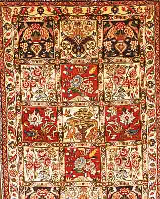 BACHTIAR,PERSIEN CA 154 X 104 CM. FLOR WOLLE.