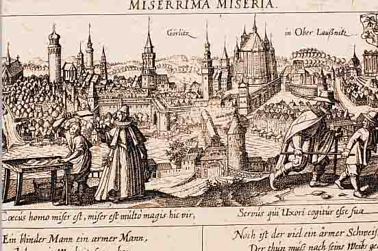 6 BLATT MIT ANSICHTEN UND KUPFERSTICHK. V. GöRLITZ UND UMGEBUNG, 1.) KUPFERSTICH AUS MEISSNER SCHATZKäSTLEIN GA GöRLITZ, 10 X 15 ...