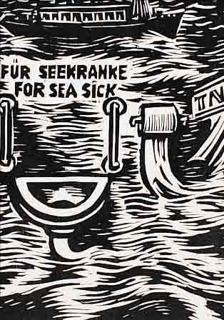 MASEREEL, FRANS, ZWEI HOLZSCHNITTE AUS DER MAPPE: DAS GESICHT HAMBURGS, BEIDE HANDSIGN., 13 X 10.5 CM, PP