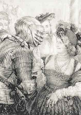 VON MENZEL, ADOLPH, KATHE, WER IST'S, LITHOGRAPHIE, IM DRUCK SIGN. MENZEL BERLIN UND DAT. (18)66, LEICHT GEBRäUNT, CA. 21 X 17.5 ...