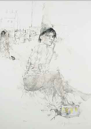 BACHMANN, OTTO , FARBLITHOGRAPHIE, HANDSIGN. UND NUM. 9/120, DAT. 81, BLATTGR. CA. 65 X 50 CM