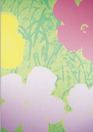 WARHOL, ANDY, FLOWERS, FARBSIEBDRUCK, EDITION SUNDAY B. MORNING, VERO GESTEMPELT: FILL IN YOUR OWN SIGNATURE, CA. 91 X 91 CM