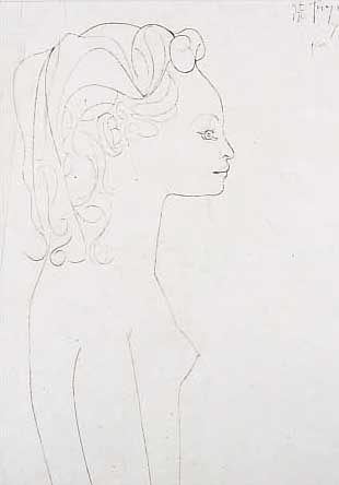 PICASSO, PABLO, LA JEUNESSE, LITHOGRAPHIE AUS LE SOLEIL EBLOUI, AUFLAGE 100 EXEMPL. AUF JAPAN-PAPIER, EDITION PLON PARIS ...