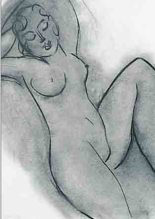 MATISSE, HENRI, 5 LITHOGRAPHIEN, VERSCH. WEIBLICHE AKTDARSTELLUNGEN, JE CA. 31 X 25 CM,PP