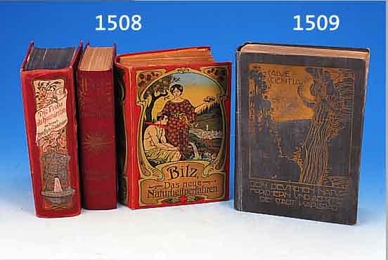 KONVOLUT AUS 5 BüCHERN: DIE FRAU ALS HAUS- äRZTIN, VON DR. MED. ANNA FISCHER-DüCKELMANN, 700000 JUBILäUMS-AUSGABE,JUGENDSTILEINBAND BESCH.; ...