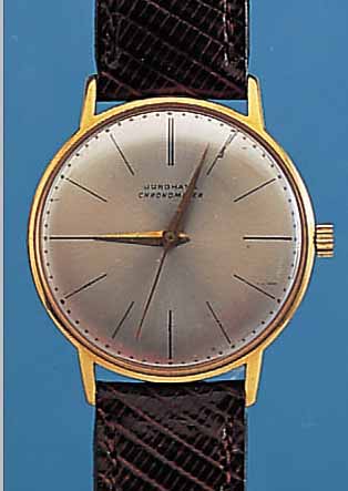 JUNGHANS HERRENARMBANDUHR CHRONOMETER, DEUTSCHLAND UM 1972, METALL HARTVERG., BER., EDELST.-BODEN GEDR., ORIG.-BLATT, L. FL., 17 ST., ...