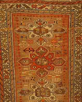 KAZAK, RUSSLAND, 136 X 97CM, EHZ 4-5 WOLLE AUF WOLLE, UM 1910