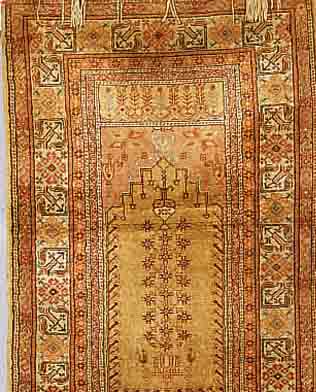KAISERI, TÜRKEI, 138 X 91CM, EHZ 3 FLOR SEIDIG, CA.50 JAHRE