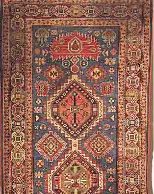 KASHGULI, PERSIEN, 290 X 78CM, EHZ 3 FLOR WOLLE, CA.40 JAHRE, REINIGUNGSBED.