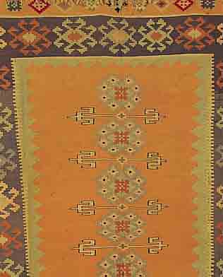 KELIM, TüRKEI, 373 X 232CM, EHZ 3 WOLLE AUF WOLLE, CA.30 JAHRE