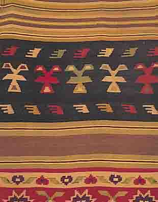 KELIM, TüRKEI, 327 X 81CM, EHZ 3 WOLLE AUF WOLLE, CA.60 JAHRE