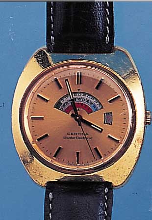 CERTINA HERRENARMBANDUHR BIOSTAR ELECTRONIC, REF.-NR. 7506/001, SCHWEIZ UM 1968, ELEKTRO- MECH. WERK, CERTINA-KAL. 28-353, BASISKAL. ETA 9156, ...