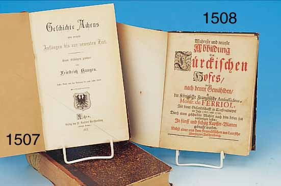 GESCHICHTE AACHENS VON SEINEN ANFäNGEN BIS ZURNEUESTEN ZEIT, VON FRIEDRICH HAAGEN, VERLAG KAATZERS 1873, 1. UND 2. BAND, MIT ...