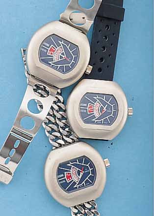 KONVOLUT: 12 JESSNA HERRENARMBANDUHREN MIT DIGITALANZEIGE, FüR DEN DTSCH. MARKT, UM 1970, UNGETR. LAGERW., LAGERSP., METALL MATT VERCHR. (1X ...