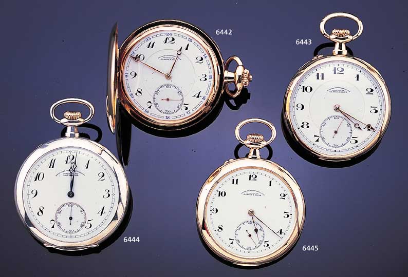 DEUTSCHE UHRENFABRIKATION A. LANGE & SöHNE HERRENTASCHENUHR LEPINE, REF.-NR. 90998, DEUTSCHLAND UM 1931, GG 585/000, FORM ROYAL, 3-TEILIGES ...