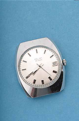 KONVOLUT: 2 RUSSISCHE HERRENARMBANDUHREN, BEIDE AUTOMATIK, 1X VERCHR., 1X STAHL, BöDEN GESCHR., BEI FERTIGST. WASSERGESCH., 1X POLJOT30 ST., ...