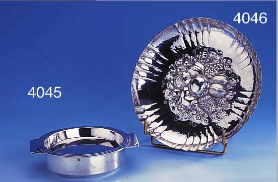 BEURRIER, FRANKREICH UM 1925, REINES ART-DECO, 950ER SILBER, MEISTERMARKE TETARD FRERES, TOTAL CA. 380 G, GEBR.-SP., UNTER- TEIL FüR ...