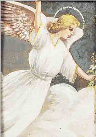 UNBEK. KüNSTLER DES 19. JH., AUFWENDIG GE- ARBEITETER BAROCKSTILRAHMEN MIT HEILIGENDAR- STELLUNG, TEMPERA AUF PAPIER, FALZMASS 21 X 16CM, R.