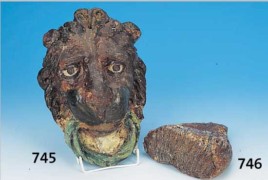 BACKENZAHN EINES MAMMUTS, CA. 100-150 TSD., JAHRE ALT, RUßLAND, M. CA. 18 X 18 X 8.5 CM