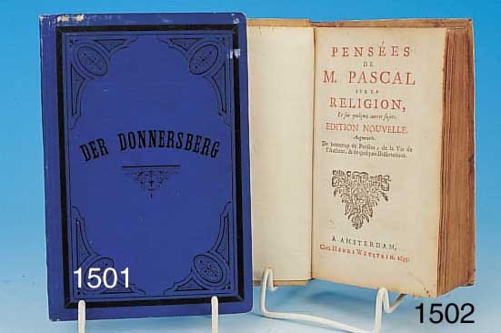 WEGWEISER AUF DEN DONNERSBERG, NEBST BEITRä-GEN ZUR FESTSTELLUNG DESSEN HIST. BEDEUTUNG BEARB. VON C.E.GROSS, MIT KARTEN UND ZEICHN. VON FRH. A. ...