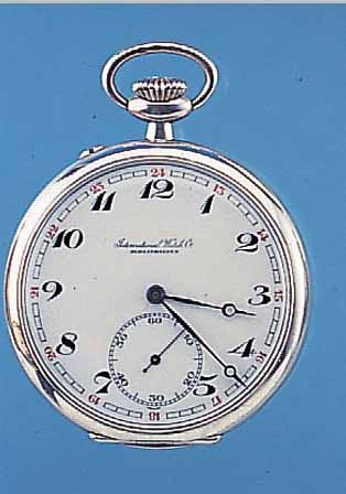 IWC HERRENTASCHENUHR, LEPINE, REF.NR. H6831131, 800ER SILBER, SCHWEIZ UM 1921, AUßEN GLATT, LT. EINL. WERK üBERHOLT, PERF. ...