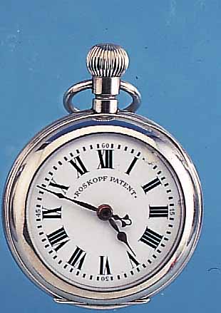 KONVOLUT: 2 ROSKOPF PATENT HERRENTASCHENUHREN, BEIDE NICKEL, OFFEN, EMAILBL., FEIN HAARR./REP., BODEN BEIDE M. MEDAILLENPRäGUNGEN VON 1896, 1X D. ...