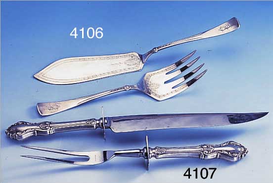 2-TEIL. FISCHVORLEGEBESTECK, DEUTSCH UM 1910, KOCH & BERGFELD, 800ER SILBER, BEZ. G. SCHWARTZKOPF, LüBECK, KLASSIZISTISCHER DEKOR, ...