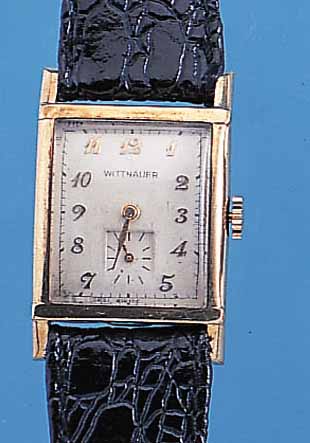 KONVOLUT: 2 WITNAUER HERRENARMBANDUHREN, SCHWEIZ/USA UM 1955, BEIDE GG-FILLED, 1X BET. BANDANST., EDELST.-BODEN GEDR., RUND- ANKERW., ...