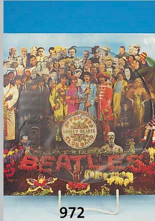 BILDPLATTE: THE BEATLES, ST. PEPPERS LONELY HEARTS CLUB BAND, LIMITIERTE AUFLAGE, UN- BESPIELT, ORIG. COVER