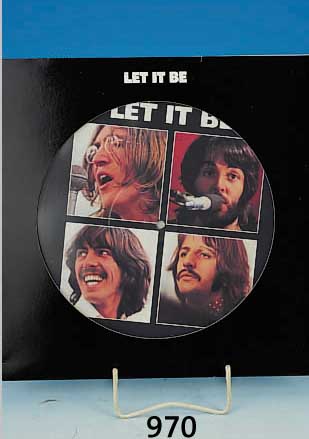 BILDPLATTE: THE BEATLES LET IT BE, LIMITIERTE AUFLAGE, UNBESPIELT, ORIG. COVER