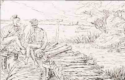 KUBIN, ALFRED, 1877-1959, , DREI LITHOGRAPHIEN AUS: DIE RAUHNACHT, BLATT 10, 11 UND 12, IM STEIN SIGN., JE CA. 24 X 37 CM