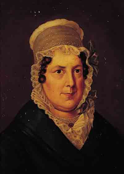 UNBEKANNTER KüNSTER, UM 1830, ÖL/LWD., 42 X 34 CM, BIEDERMEIERPORTRAIT EINER DAME, L. ALTERSSCHäDEN, RAHMEN, Z.T. ...
