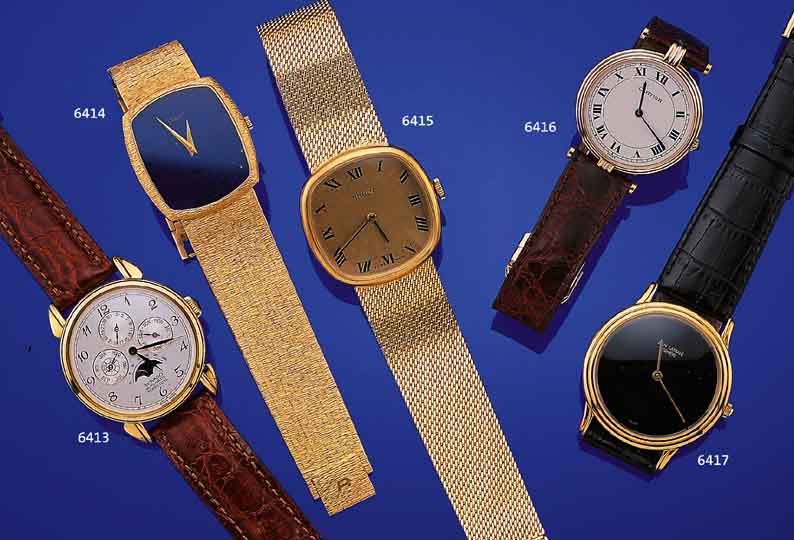 TISSOT HERRENGOLDBANDUHR, REF.-NR. 6419, SCHWEIZ UM 1967, GG 585/000 INCL. GG-GLIEDER- BAND, BODEN GEDR., SAT. BLATT, RUNDANKERW., 17 ST., ...