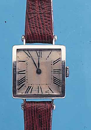 ETERNA DAMENARMBANDUHR, REF.-NR. 61178, SCHWEIZ/FRANKREICH UM 1940, GG/WG 750/000-GEH.WOHL HANDARBEIT (UNIKAT), GEH.-ZWISCHENTEIL SEITL. ...