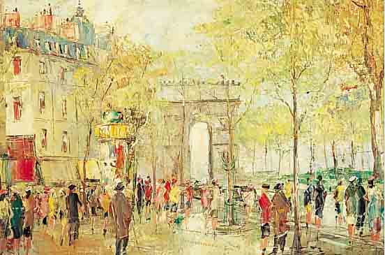 PRESCHER VAN ED, WALTER, *1916 DRESDEN, ÖL/LWD., WAR SCHüLER VON K. ENDERLEIN UND P. RöSSLER, LEHTE ALS PORF. IN PARIS, IMPRESS. ...